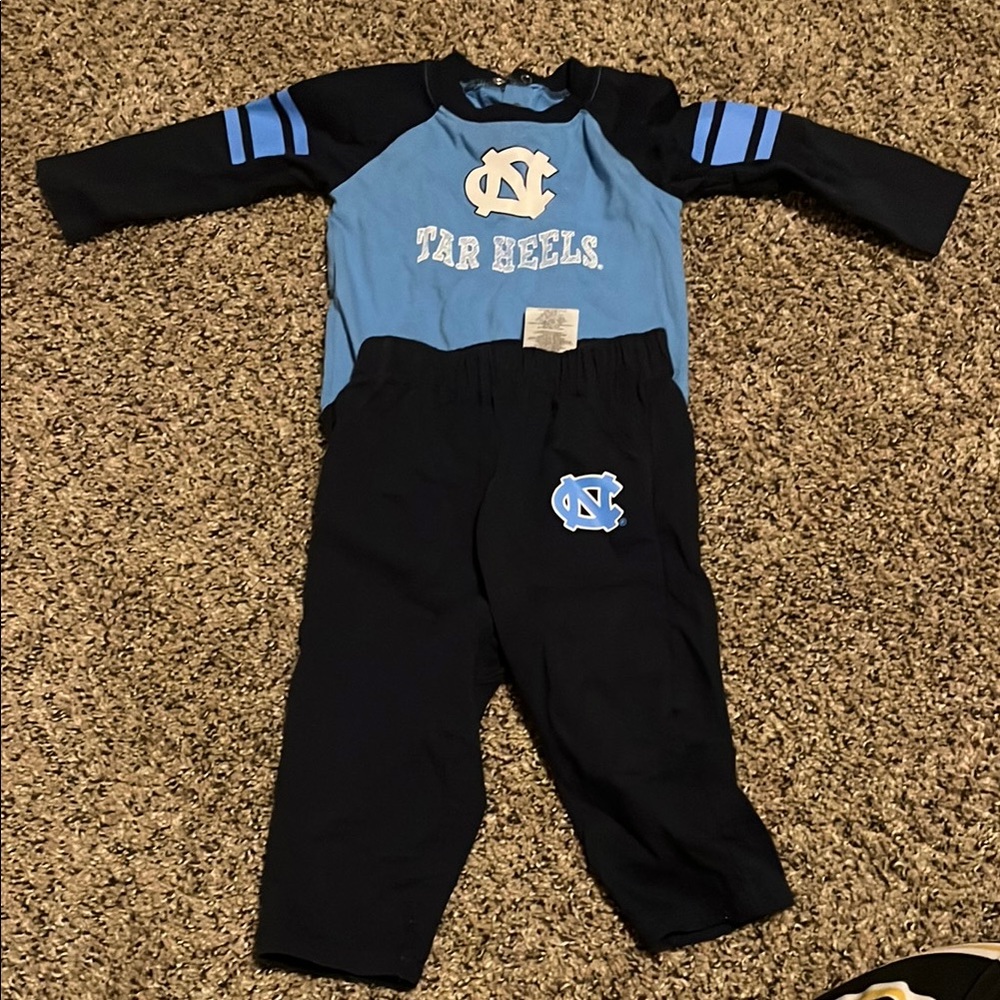 Tar Heels Kids One Piece - Blue and Black